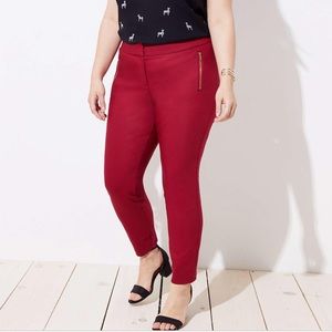 LOFT Plus Skinny Zip Pocket Pants in Marisa Fit